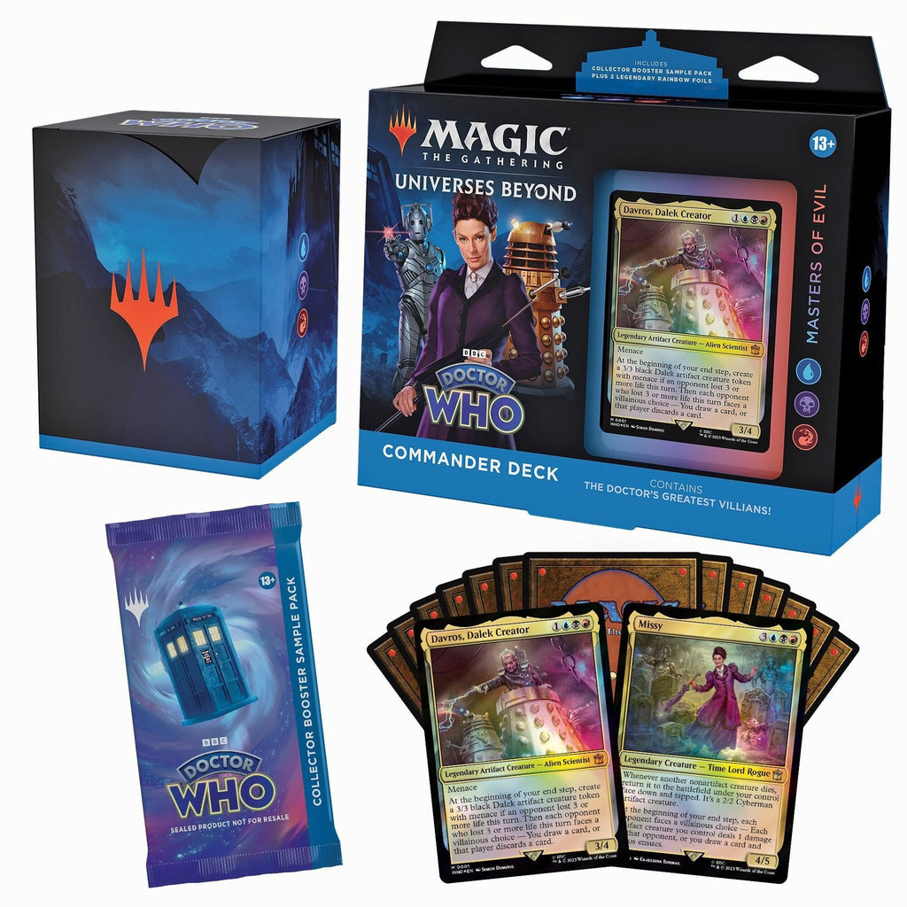 Magic: The Gathering Doctor Who Commander Deck Bundle - D23630000