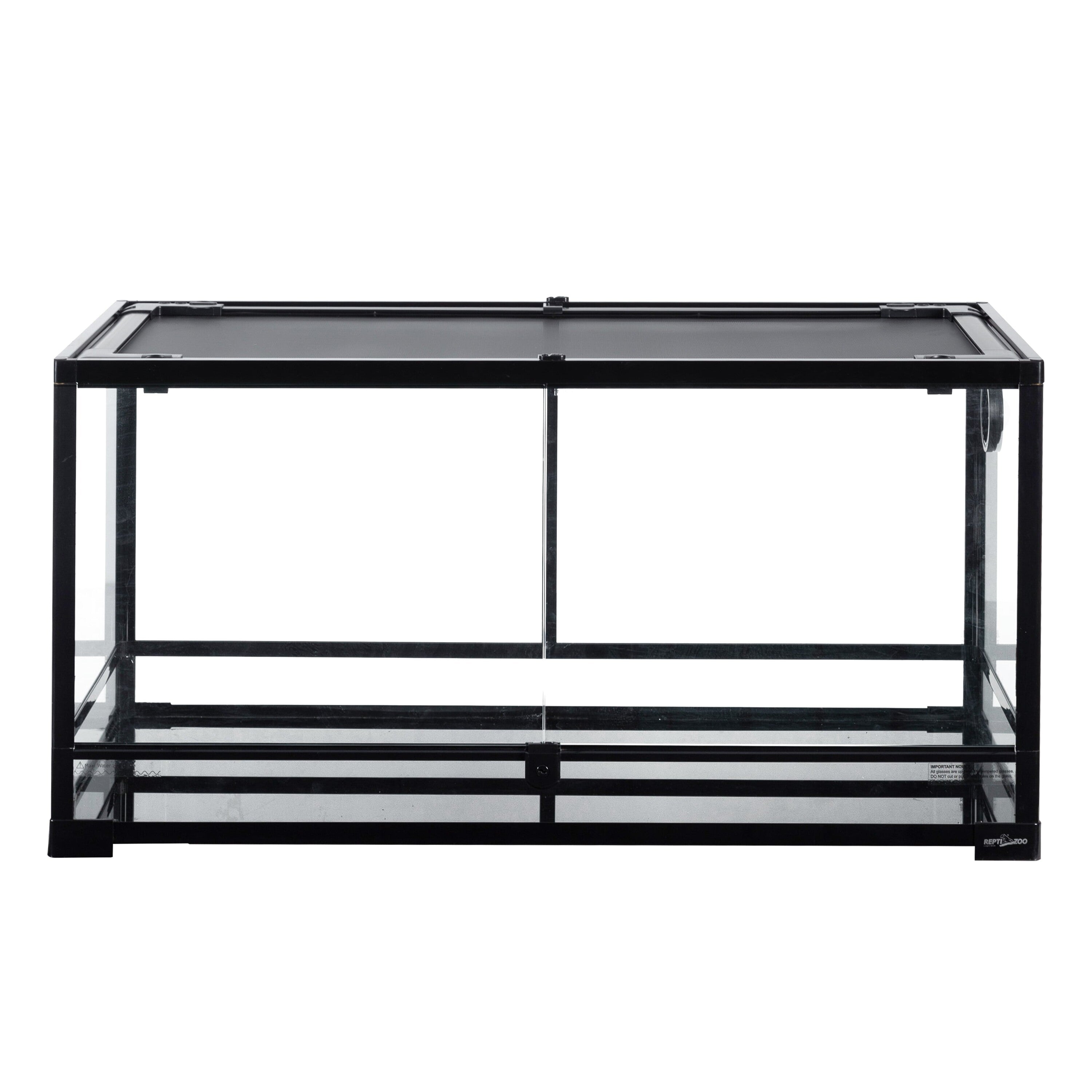 REPTI-ZOO Glass Terrarium, Front Double Doors, 40 Gallon