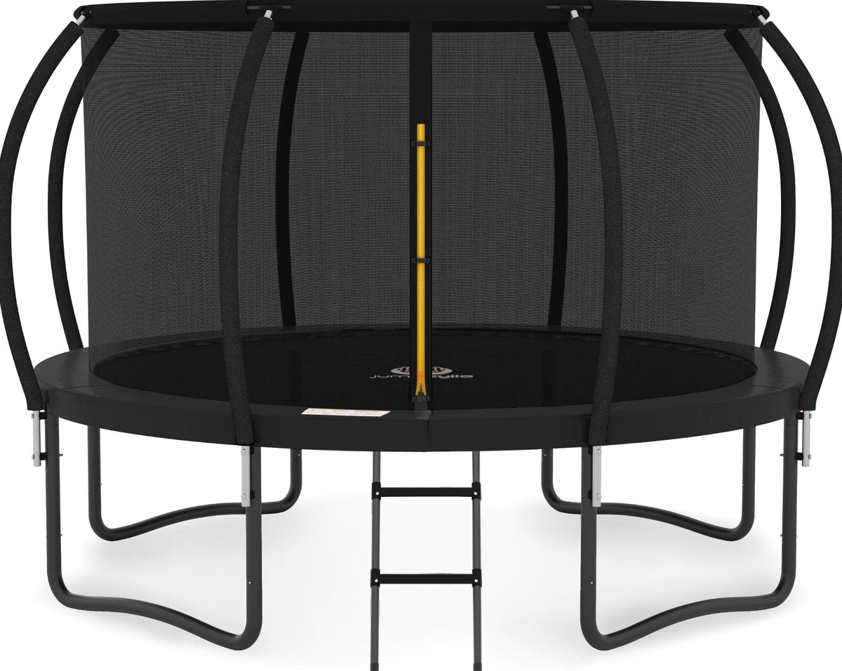 JUMPZYLLA 8FT Outdoor Trampoline With Enclosure for Kids - 14FT