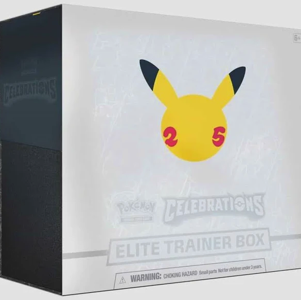 Pokemon Celebrations Elite Trainer Box With 10 Booster Packs, Greninja Foil Card, 65 Sleeves & Energy Cards