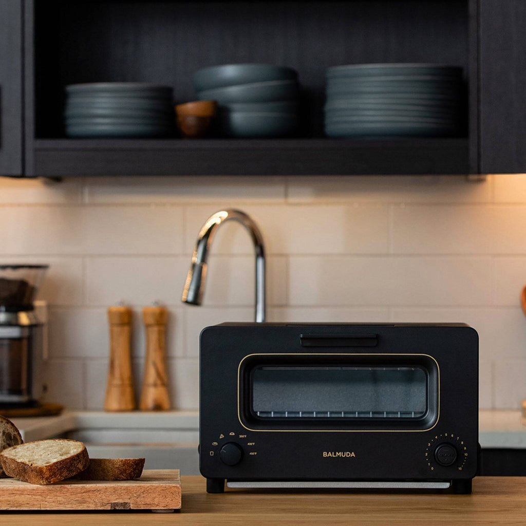 BALMUDA Steam Toaster Oven, Black, 1300W - The Toaster