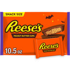 Reese's Milk Chocolate Snack Size Peanut Butter Cups, Halloween Candy Bag, 10.5 oz