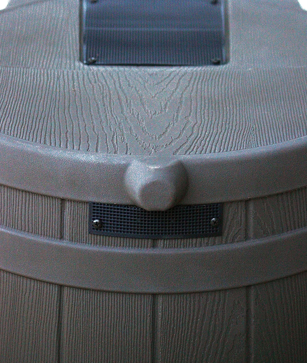 Good Ideas Rain Wizard 50 Gallon Plastic Outdoor Rain Barrel Water Storage Collector