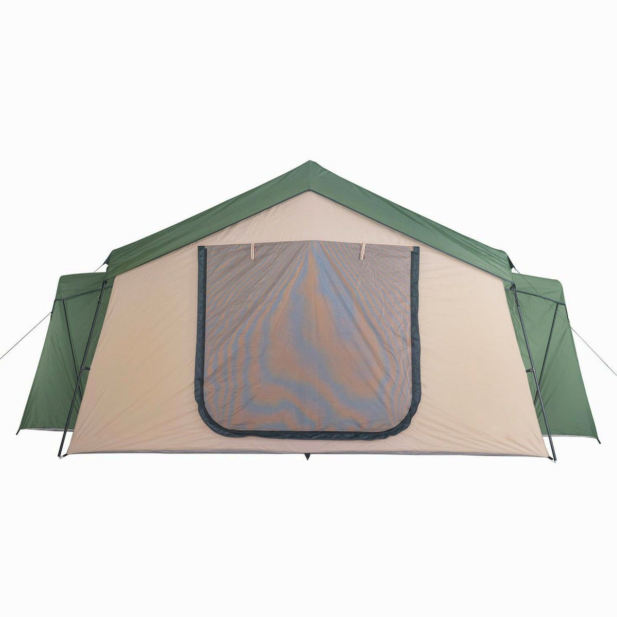 Ozark Trail 14-Person Spring Lodge Cabin Camping Tent, Beige And Green - WT181416