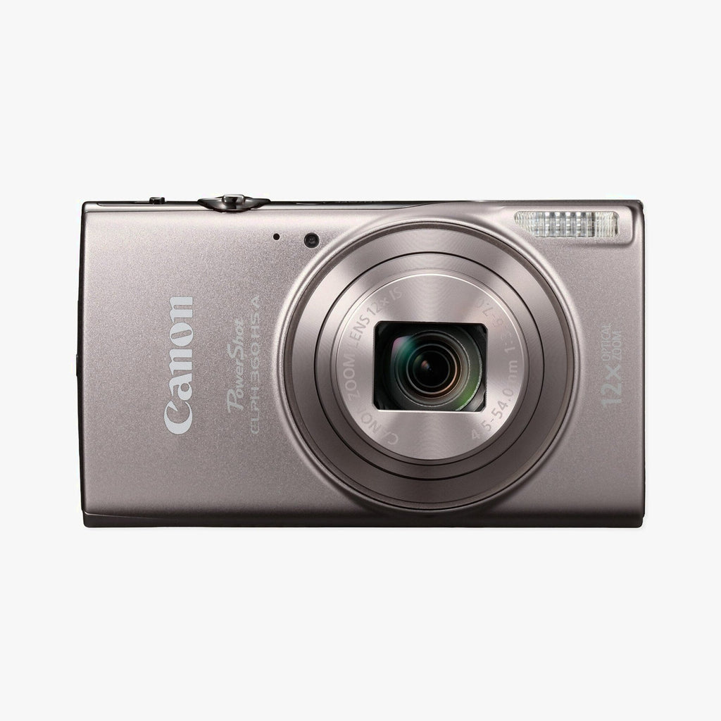 Canon PowerShot ELPH 360 Camera, Silver