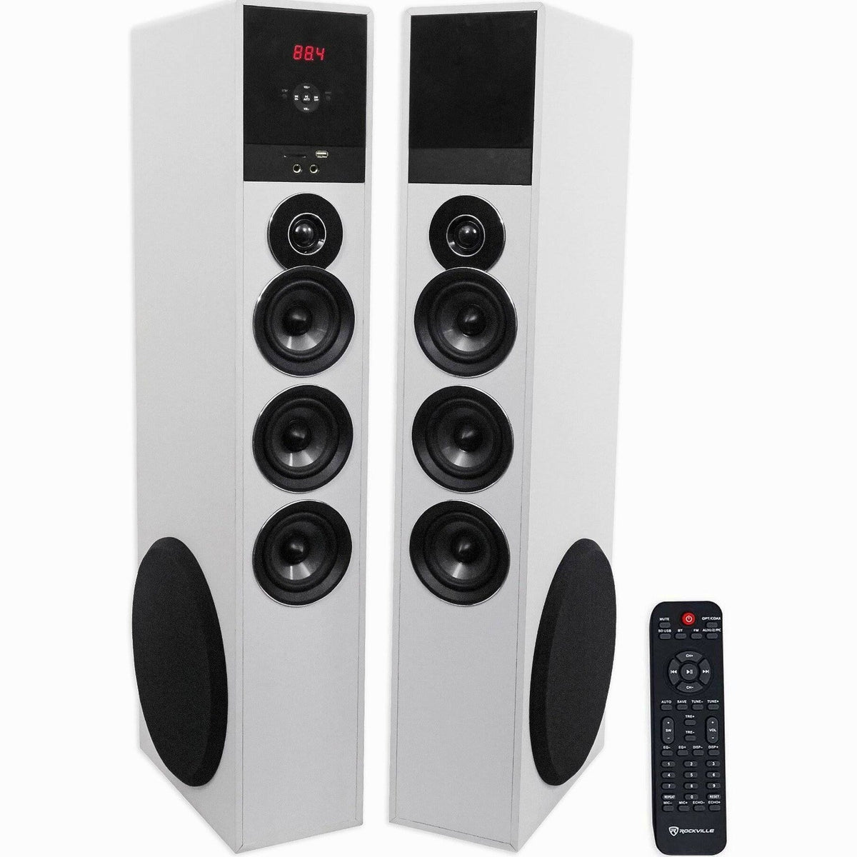 Rockville Home Theater System With 10in Subwoofer, Bluetooth, And Remote Control - TM150W