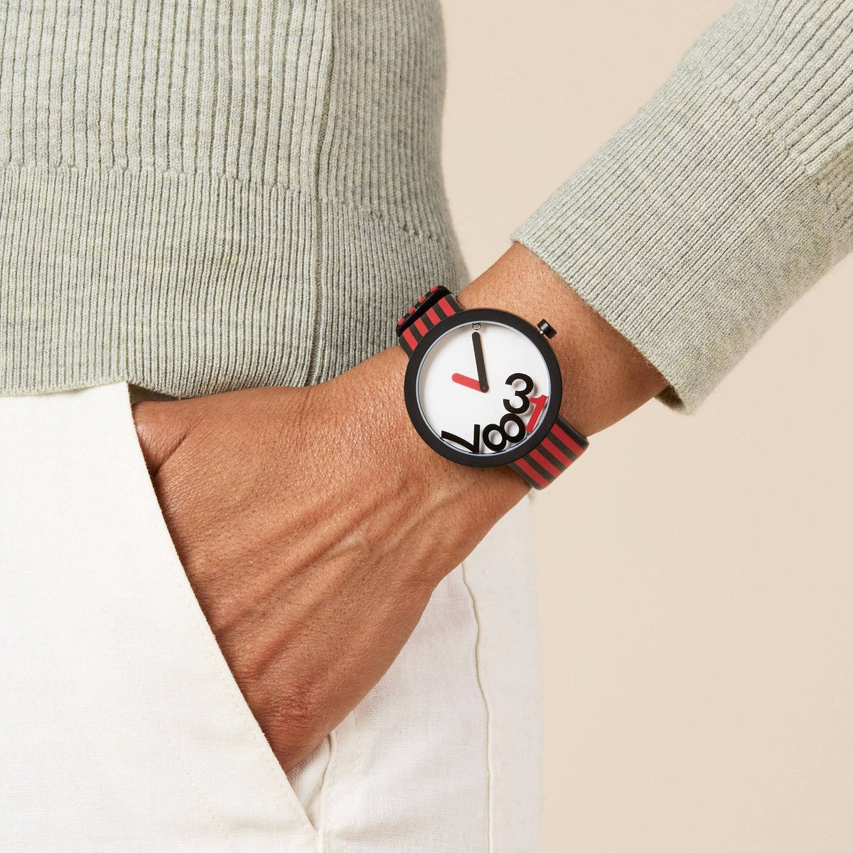 Hey Studio Time For Fun Watch - Red