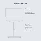 FLEXISPOT Electric Standing Desk With Whole-Piece Desktop - EN1