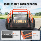 VEVOR ATV UTV Tow-Behind Dump Cart 1500 lb 15 cu ft