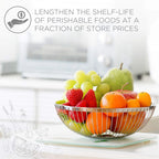 Ivation 9-Tray Countertop Digital 600W Food Dehydrator With Preset Temperature Settings And Auto Shutoff Timer