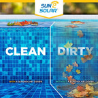 Sun2Solar Blue Rectangular Solar Pool Cover 20 ft x 40 ft - 800 Series