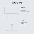 FLEXISPOT Electric Standing Desk With Whole-Piece Desktop - EN1