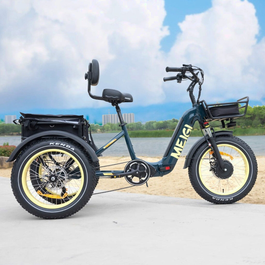DWMEIGI Silverado 20 Foldable Fat Tire Electric Trike 48V/14AH 750W, 330LBS - MG2301