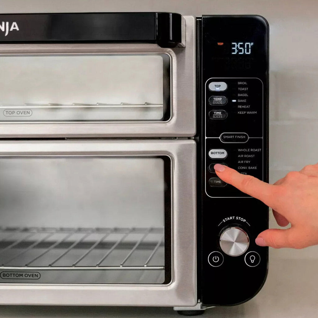 Ninja 12-in-1 Double Oven With FlexDoor, FlavorSeal, Smart Finish, Convection And Air Fry - DCT401