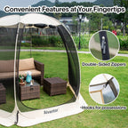 Alvantor Screen Room House 10x10 With 6 Mesh Walls