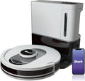 Shark AI Ultra Robot Vacuum With Matrix Clean, 60-Day Bagless Self-Empty Base, Black/Silver - AV2511AE/AV251WA (Renewed)