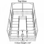 Deer-Resistant Cedar Raised Garden Bed Kit 8 x 8 x 20 in