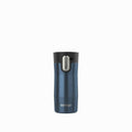 Contigo AUTOSEAL West Loop Vacuum-Insulated Stainless Steel Travel Mug With Easy-Clean Lid, 12 oz, Transparent Blueberry