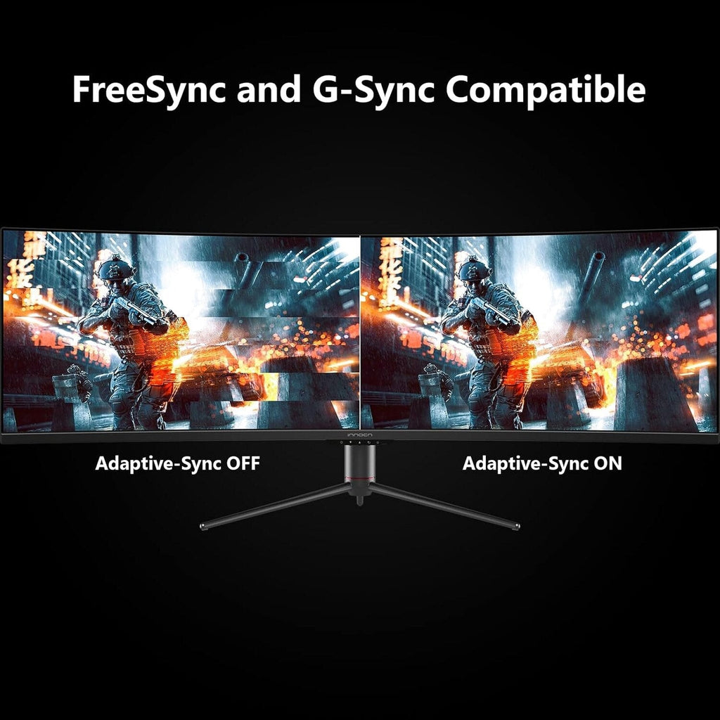 INNOCN 49 Inch Curved Gaming Monitor, 144Hz, HDR400, USB-C - 49C1G