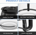 12-Cup Coffee Pot Replacement Carafe Compatible With Ninja Coffee Brewer CE251 CE201 CE201C CE200 CE200C - XGLSLID200