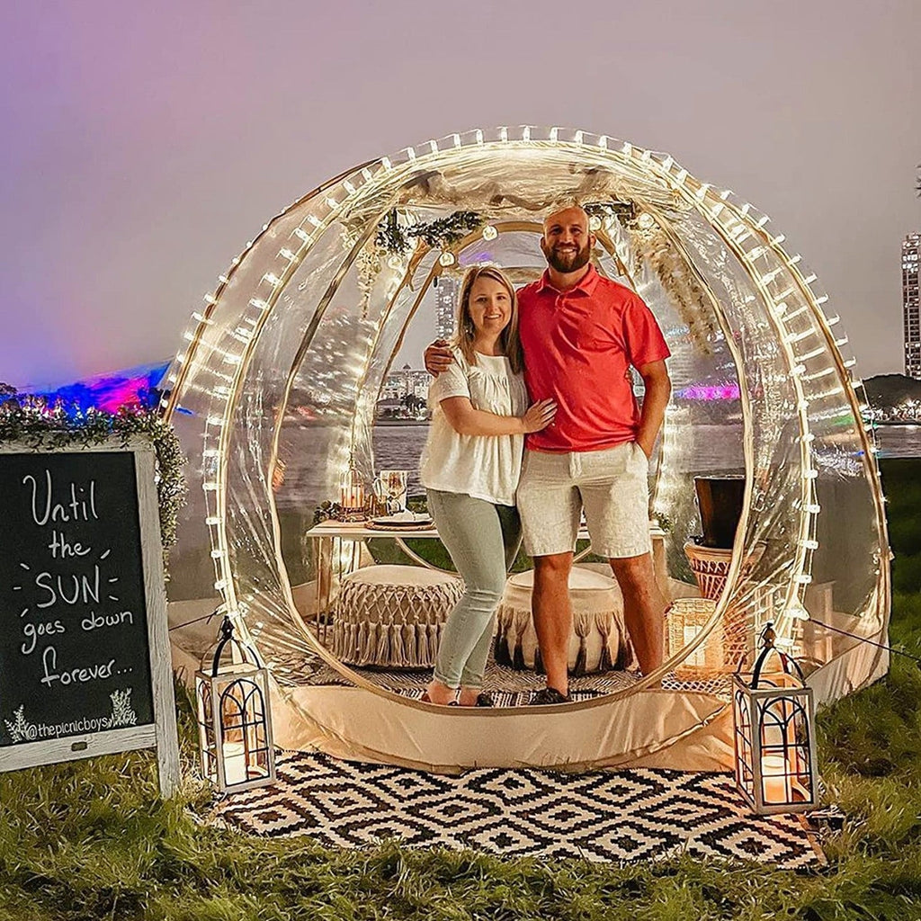 Alvantor Bubble Tent Pop Up Gazebo 8-10 Person 3.6x3.6x2.4H m