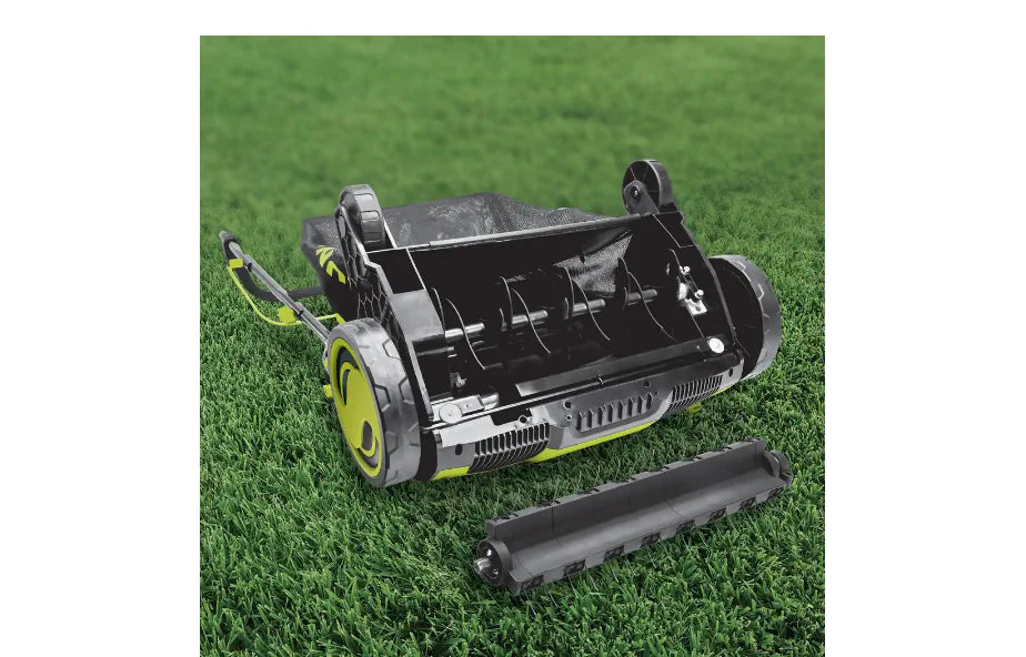 Sun Joe Electric Lawn Dethatcher With Collection Bag, 15 in. 13 Amp - AJ805E