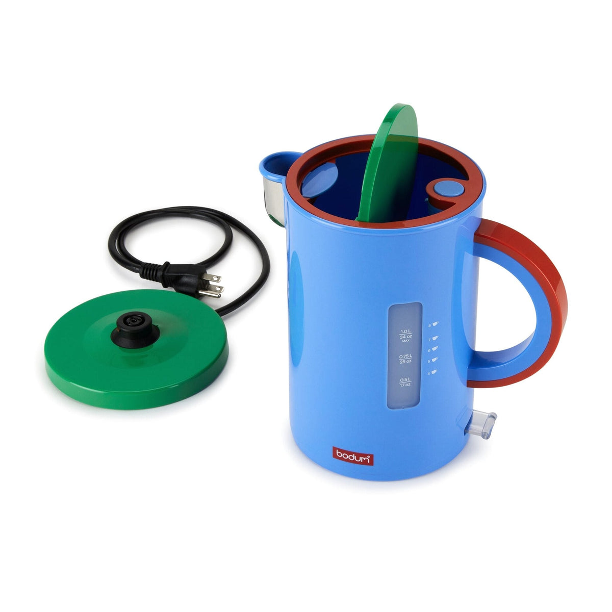 Bodum Electric Kettle, Blue, 34 fl. oz., 1200W