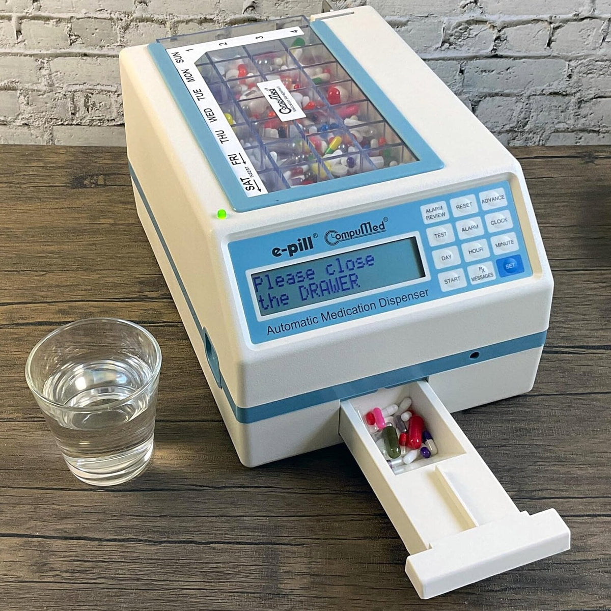 CompuMed Tamper Resistant Automatic Pill Dispenser - AC Powered