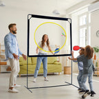 Slsy Portable Pickleball Set With Net, 4 Paddles, 4 Outdoor Pickleballs And 12 Birdies