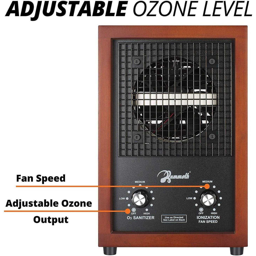 Mammoth Ion And Ozone Generator Air Purifier Ionizer And Deodorizer - Adjustable Up To 3,500 SqFt