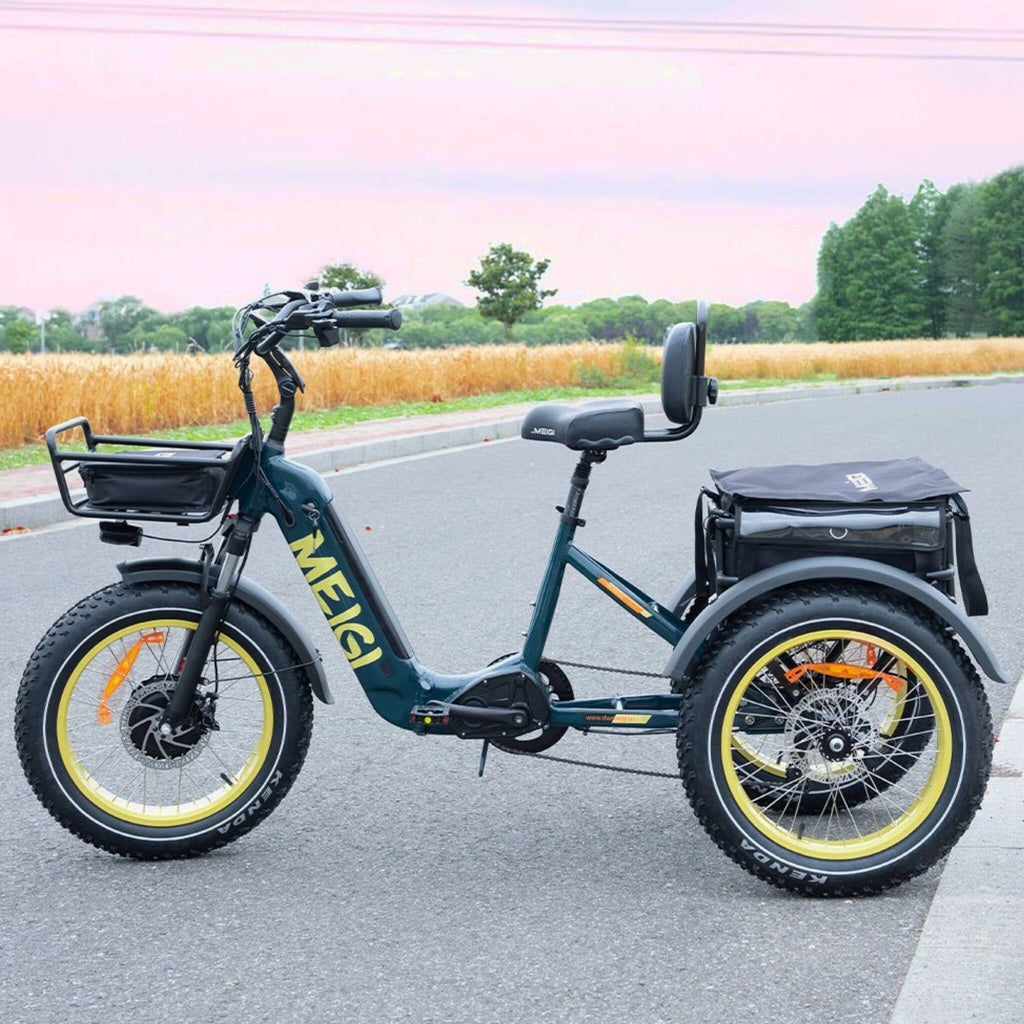 DWMEIGI Silverado 20 Foldable Fat Tire Electric Trike 48V/14AH 750W, 330LBS - MG2301