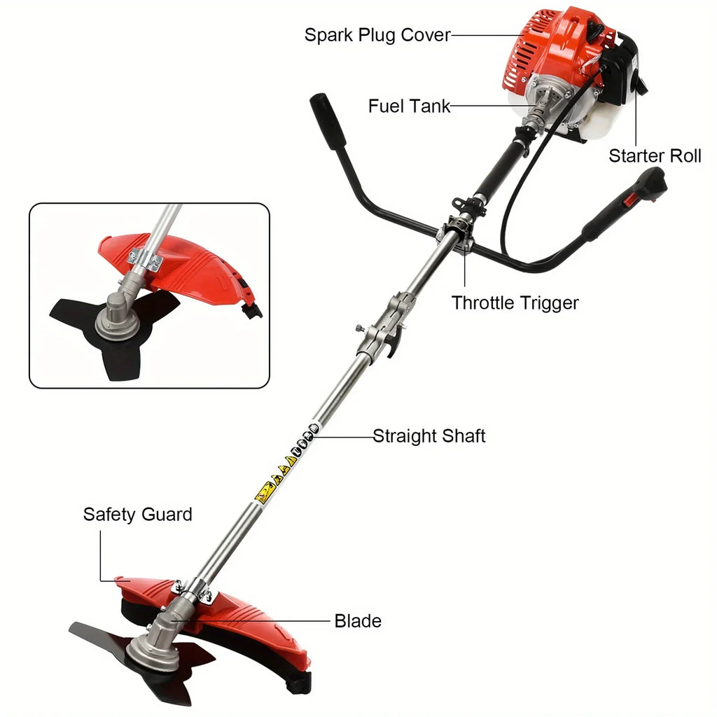 Senix Gas Push Lawn Mower, 21-Inch, 140 cc 4-Cycle Briggs & Stratton Engine, 2-in-1, 6-Position Height Adjustment, 11-Inch Rear Wheels - LSPG-M6
