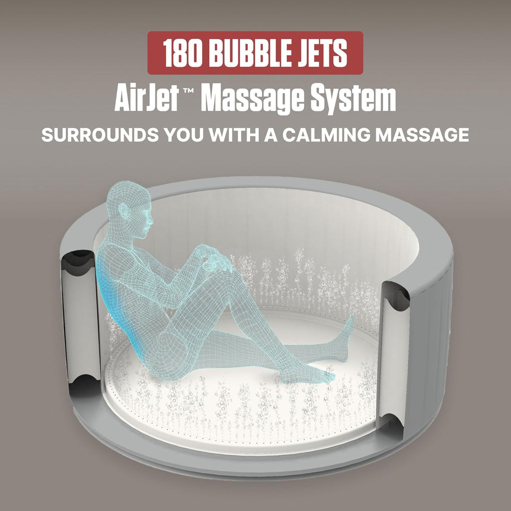 Coleman Sicily Energy-Efficient AirJet Inflatable Hot Tub, 5-7 Person - Sicily