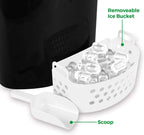 Caynel Portable Ice Maker, 26 lbs/24 Hrs, 2 Ice Sizes, 2-Liter/68 oz Water Reservoir