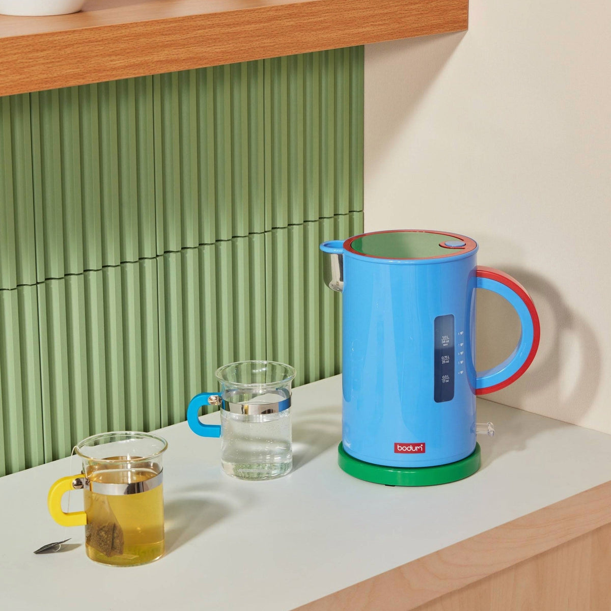 Bodum Electric Kettle, Blue, 34 fl. oz., 1200W