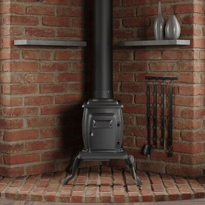 Logwood Cast Iron Wood Stove, 900 Sq. Ft., EPA Exempt - 1269E