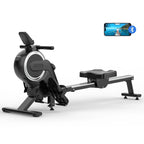 Neche Magnetic Rowing Machine, 16 Level Resistance, 265lb Weight Capacity - App Compatible
