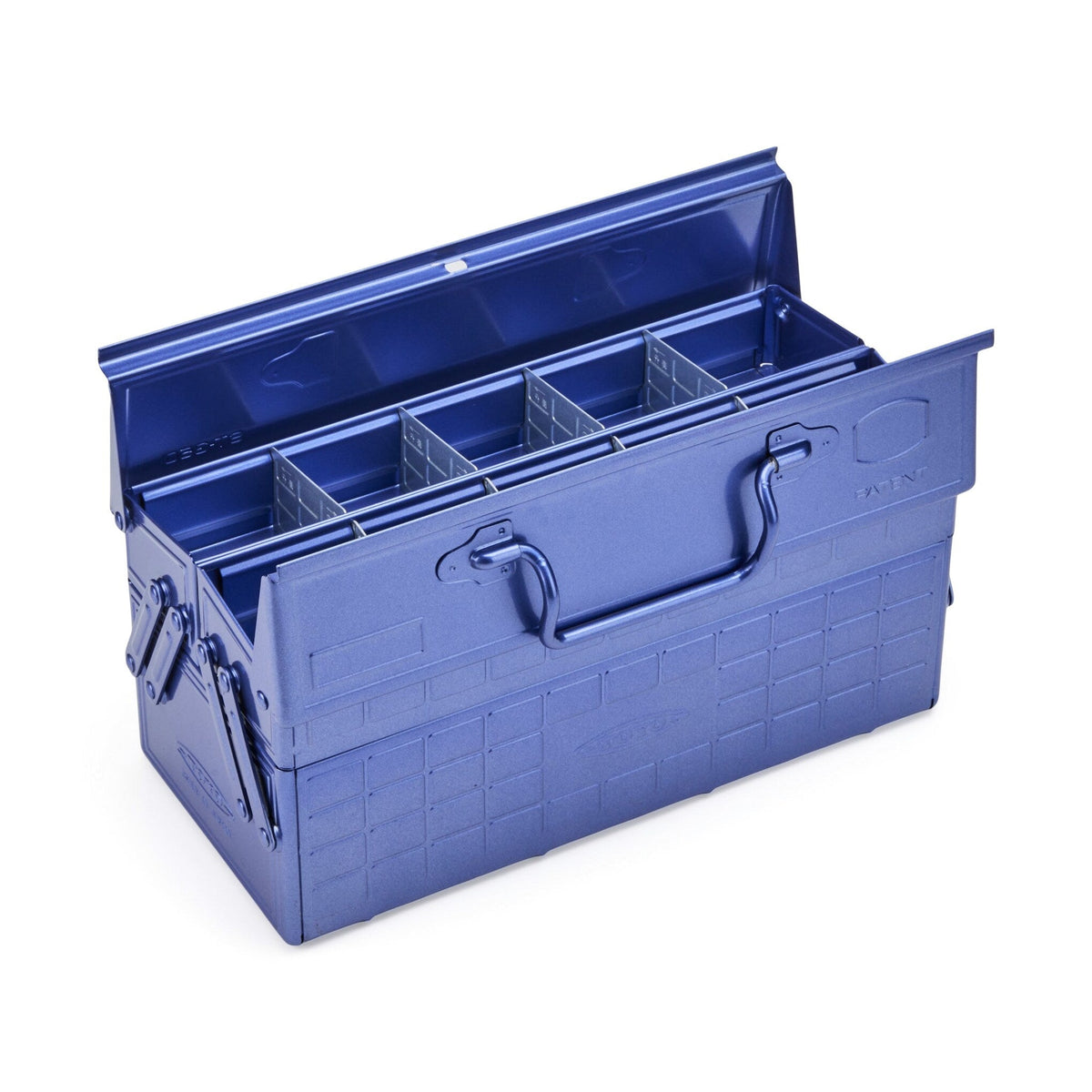 Toyo Steel Cantilever Tool Box, Metallic Periwinkle - ST-350