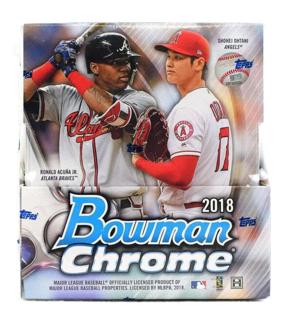 Bowman Chrome Baseball Sealed Hobby Box - 2018