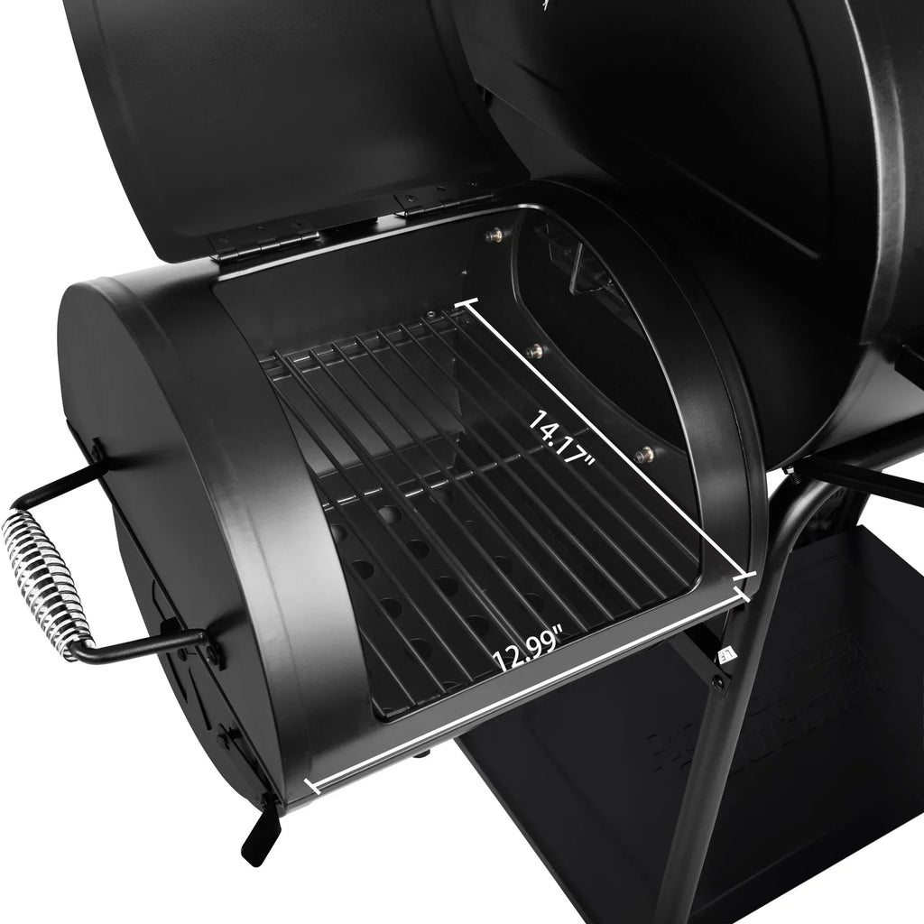 Royal Gourmet 30 Inch Charcoal Grill With Offset Smoker - CC1830F