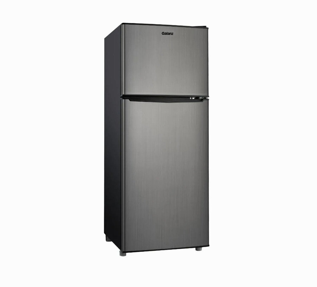 Galanz 4.6 Cu Ft Two Door Mini Refrigerator With Freezer, Stainless Steel - GL46TS5E