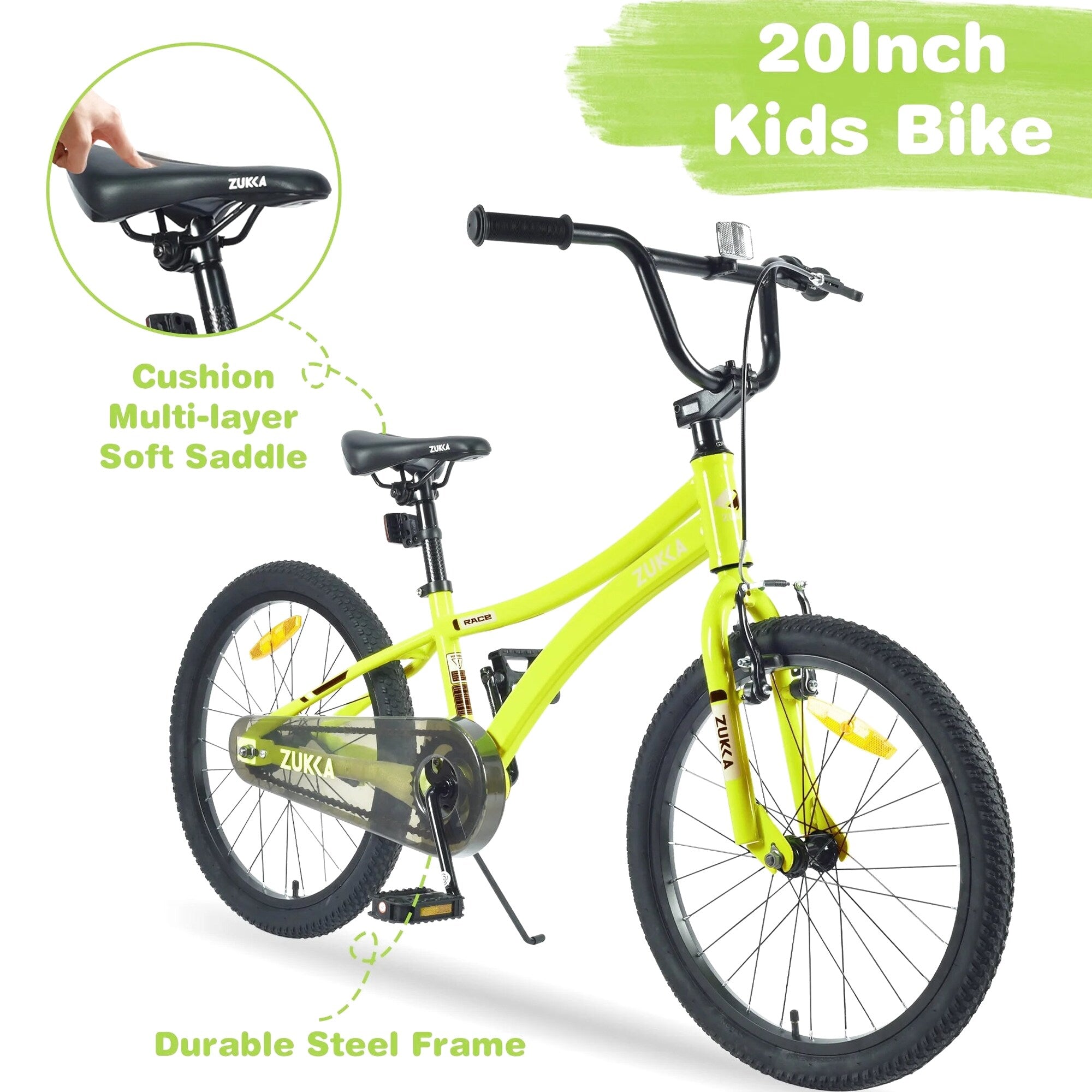 Baprem Girls' Bicycle, 18 Inch, Pink - Single Speed