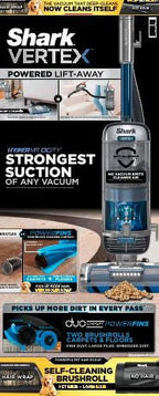 Shark Vertex DuoClean PowerFin Upright Vacuum With Powered Lift-Away - AZ2000