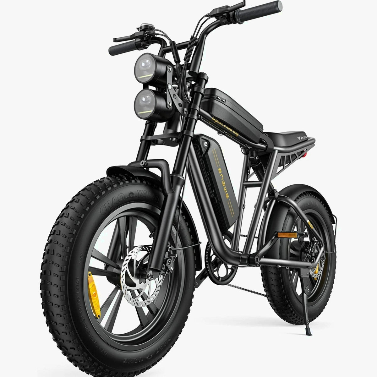 AKEZ Retro Electric Bike 1000W, 28 mph, 94 Miles, 20 inch x 4.0 inch Fat Tires