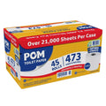 American Standart 2-Ply Bath Tissue, 45 Rolls