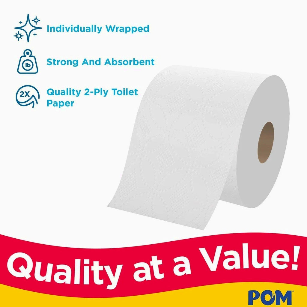 American Standart 2-Ply Bath Tissue, 45 Rolls