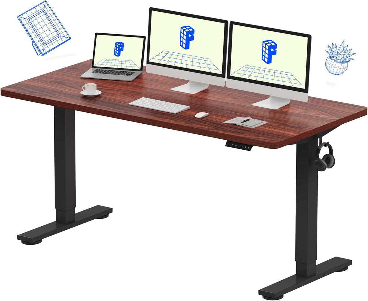 FLEXISPOT Electric Standing Desk With Whole-Piece Desktop - EN1