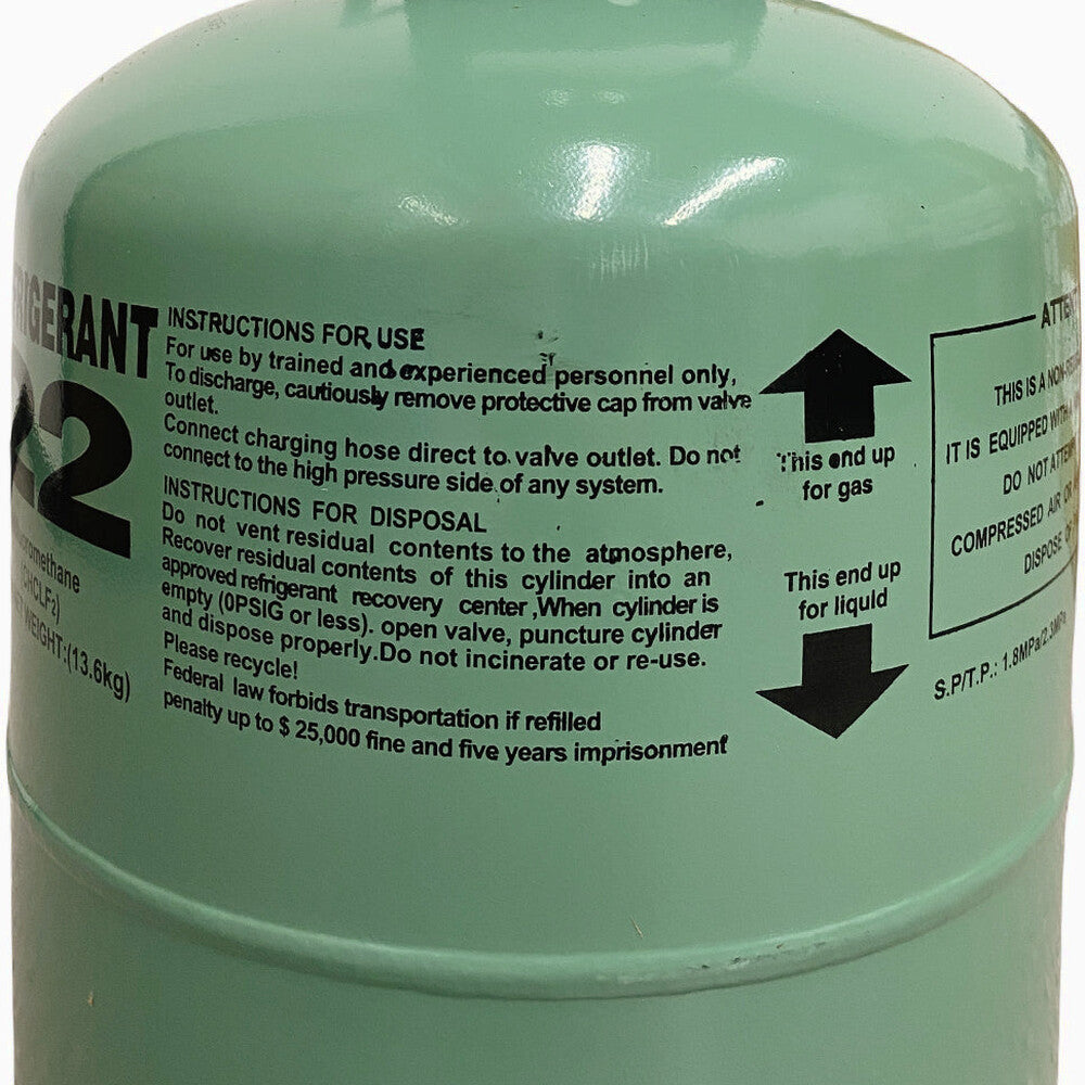 R-22 Refrigerant Gas 30 lb