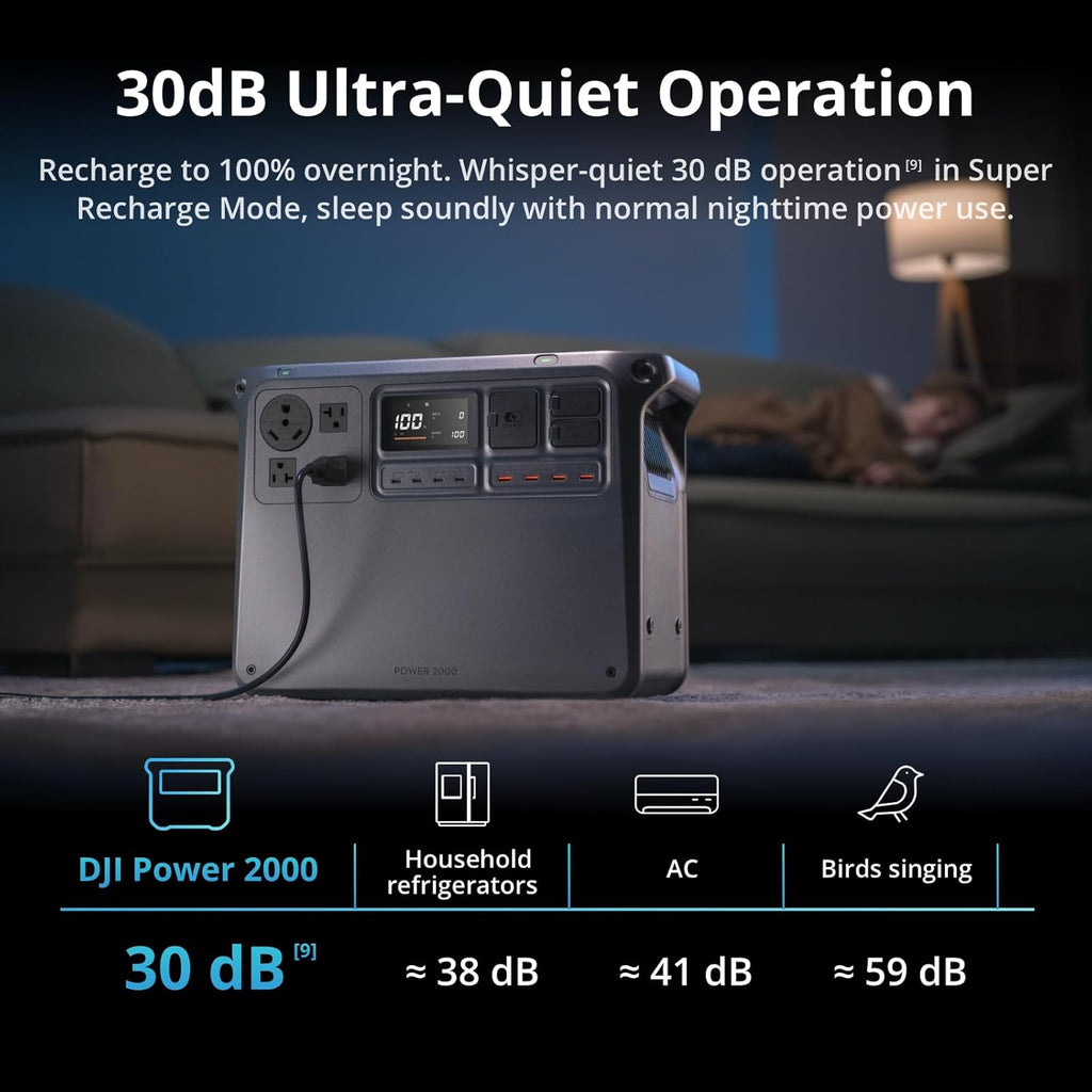 DJI Portable Power Station 2048Wh LFP Battery 3000W - Power 2000