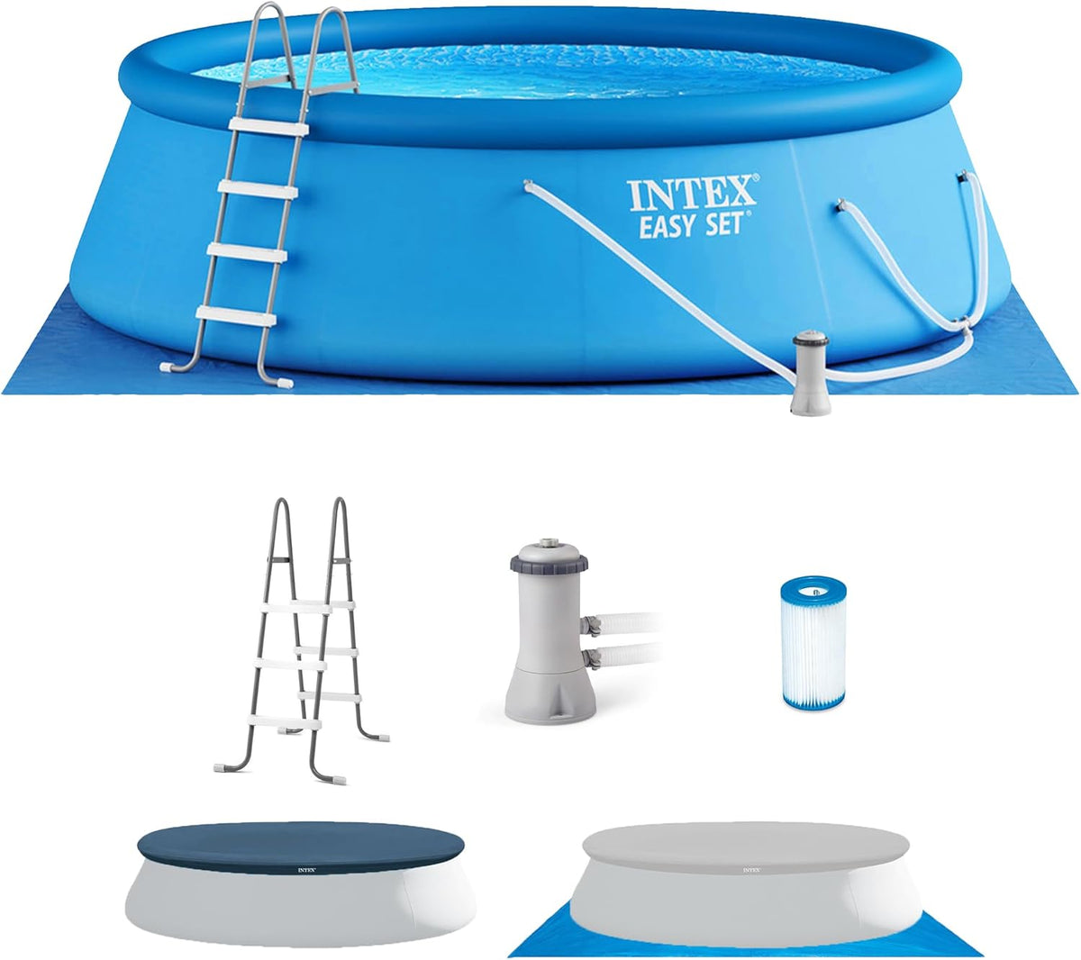 Intex Easy Set Inflatable Swimming Pool Set 15ft x 48in - 28167EH